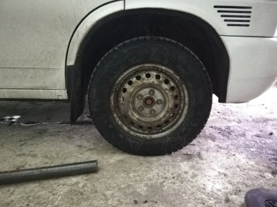 Очистка и покраска штампованных дисков Volkswagen T4