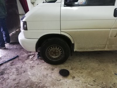 Очистка и покраска штампованных дисков Volkswagen T4